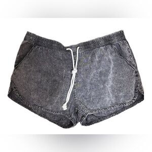 Women’s Grey Soft Denim Shorts XL